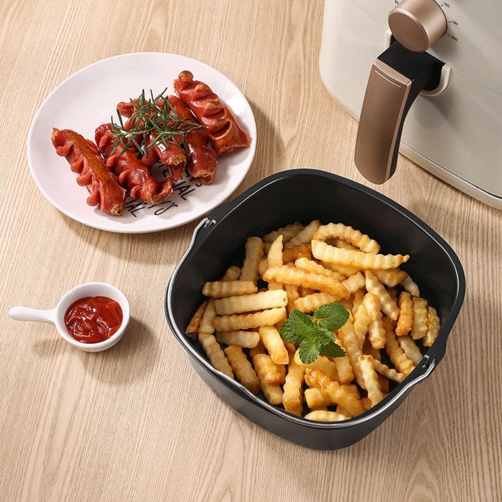 

Non-stick Cake Baking Tray Basket with Handles Cake Mold Air Fryer Baking Mould Bar
