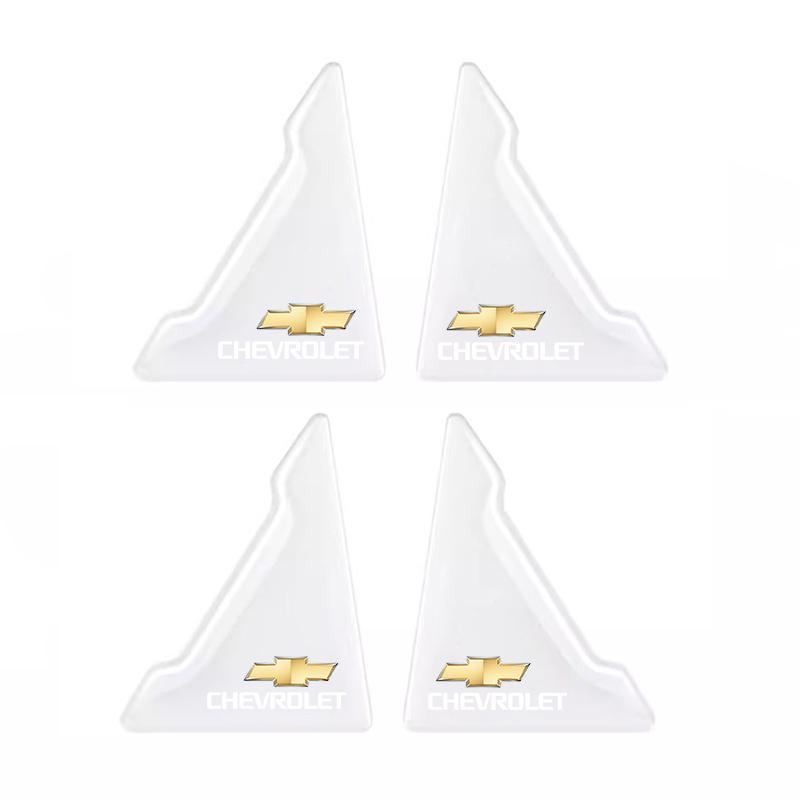 4 Stuks Auto Deur Siliconen Buffer Stickers Anticoncussie Krasbestendig Voor Chevrolet Spark Captiva Cruze Malibu Equinox Trax Camaro