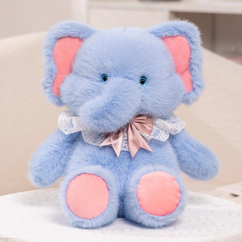 Cute Cute Baby Elephant Doll Plush Toy Elephant Doll Girl Bag Child Company Soothing Doll