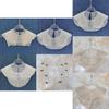 Girl Dressmaking Accessories Lace Collars With Artificial Pearls And Rhinestone Decor For Creative Diy Apparel