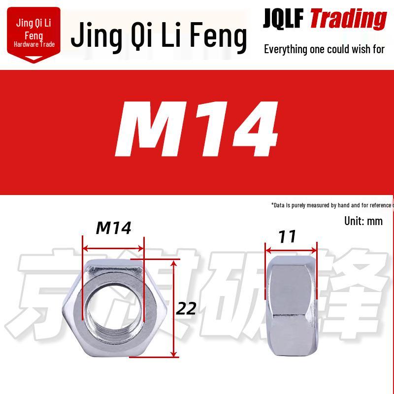 316 Stainless Steel Locking Hex Nut, M2-M64