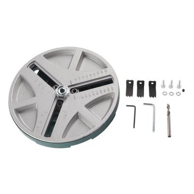 Adjustable Punching Saw Round Hole Opener Tools with Positioning Bit and 3 Tooth Blades