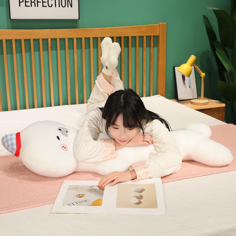 Seal Fishbone Plush Pillow - Cute Bedtime Companion for Boys & Girls