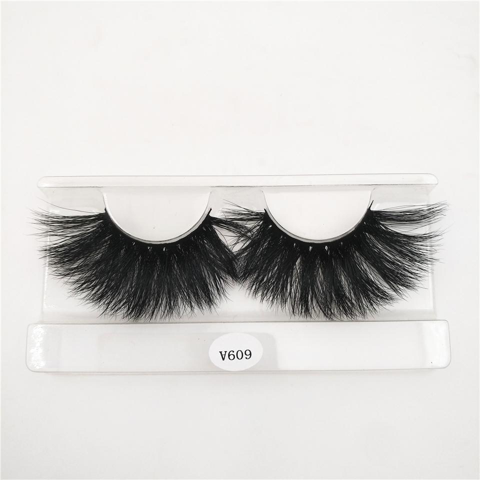 RED SIREN 25mm Mink Eyelashes Dramatic Long Natural Lashes Handmade 25 mm 3d Mink Lashes Make Up Vendors Fake Eyelashes
