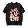 Mutter Tochter Süßes Eis Muster Passende Kleider Reines Baumwoll-T-Shirt