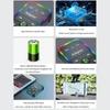 Car 2 in 1 Wireless Bluetooth 5.3 Transmitter or Receiver RGB Light Hand Free With Mic 3.5mm AUX Jack Audio Adapter MP3 Player