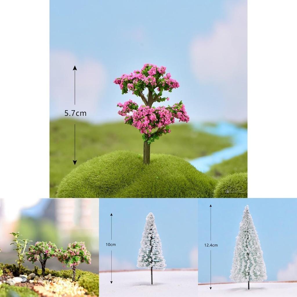 Exquisite Mini Tree Decoration Ornament For Enchanting Micro Landscape Crafts