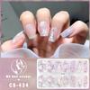 Christmas Waterproof No-bake Gel Nail Polish Film Full Sticker European and American Style Nail Film Sticker Nail Film Sticker