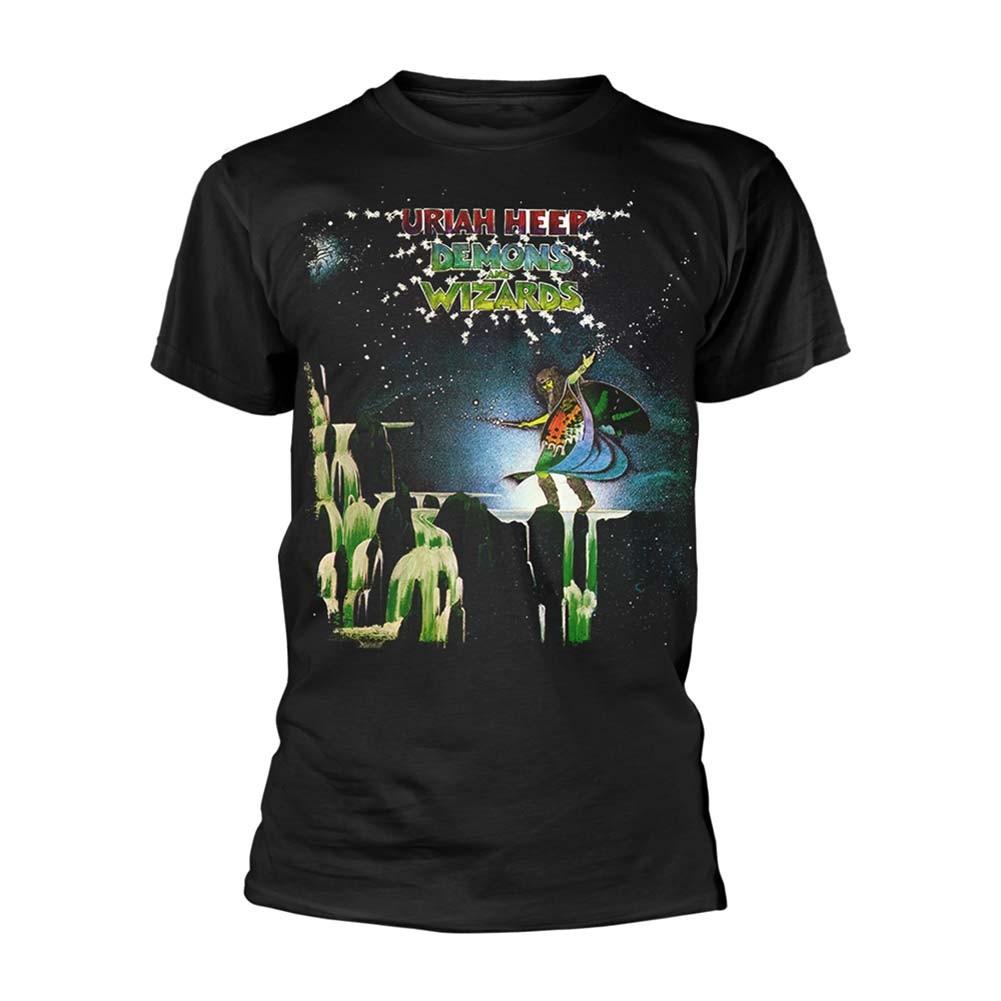 Men s Uriah Heep Demons And Wizards (black) T-shirt Small Black S