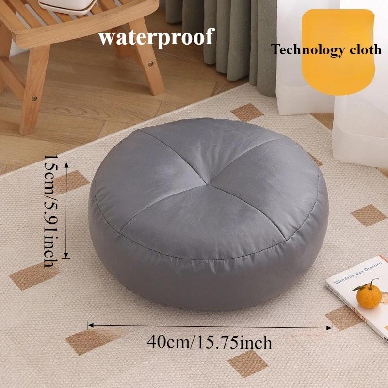 

Waterproof Floor Seat Cushion Solid Color Suitable for Meditation Yoga Round Seat Pads Mat with Fillings Thicken Pads Cuscineria 40x40x15cm