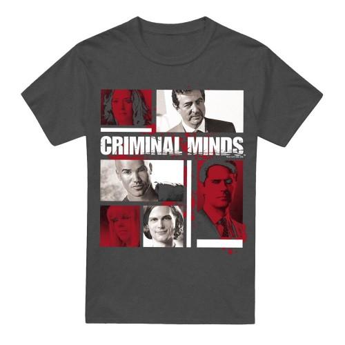 Criminal Minds Unisex Adult Character Boxes T-Shirt
