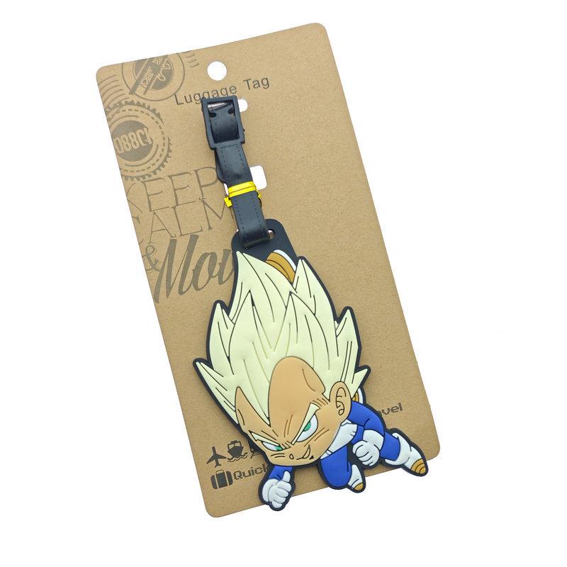 Anime Character Luggage Tag: Featuring Naruto, Dragon Ball, and Doraemon Designs