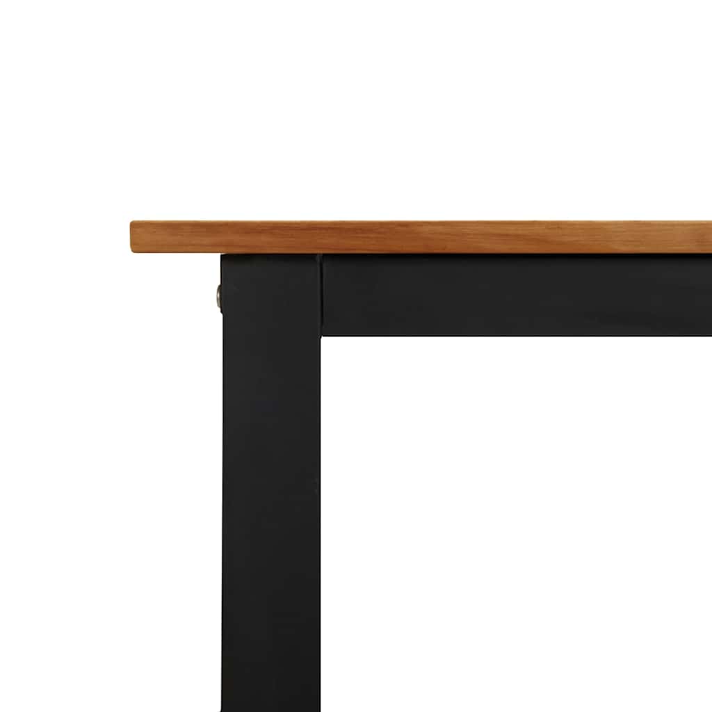 Garden Table with U Shaped Legs 200 x 90 x 75 cm Solid Acacia Wood