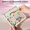 Magnetic Doodle Board for Toddlers with Magnetic Pen and Beads Drawing Board Montessori Educational Preschool Travel Toy Gifts