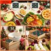 20pcs Disposable Napkins with Christmas Elements Pattern Print for Wedding,Parties,and Daily Use for Thanksgiving Fall Christmas Table Decoration