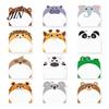 Paper Memo Pads 12Pcs/Set Cartoon Animal Self-Stick Note, 30 Sheets/Pad Self-adhesive Note Pad, Cat Pattern Notes Super Sticking Power Post