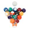 Numbered Pool Balls Set Resin Billiard Ball Set Durable Billiard Balls  Pool Table