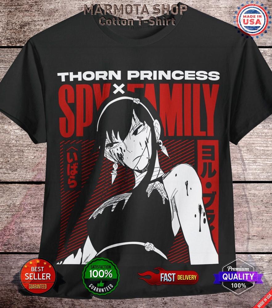 

Spy X Family T-Shirt Thorn Princess Yor Briar Anime Anya Tee Shirt Manga Kawaii 3XL