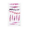 Face Body Art Horror Wound Temporary Tattoos Halloween Tattoo Stickers Fake Tattoo Horror Scar