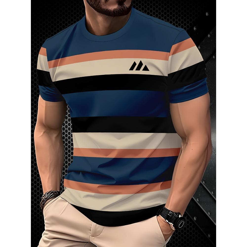 2026 Summer New Style Men's T-shirt Street Casual Fashion Comfortable Soft