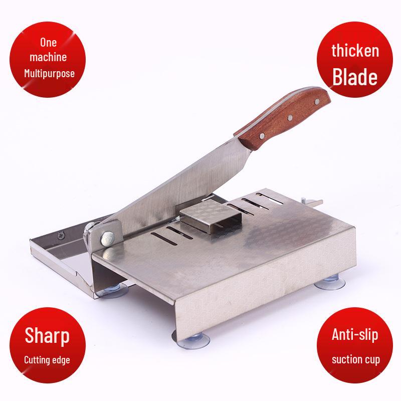 Stainless Steel Guillotine Slicer for Cutting Chinese Medicine and Meats