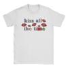 Unisex Unisex Harrys Kiss All The Time Album T Shirts Styles Pure Cotton Tops Vintage Short Sleeve Crewneck Tees Plus Size Tshirt