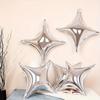 Set de 6/12 Ballons Étoile à Quatre Branches 10-26 Pouces Feuille Grandes Boules de Fête pour Anniversaire Mariage Décoration de Fête Scintillante
