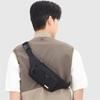Men's Waterproof Waist Bag - Unisex Fanny Pack Convertible To Chest Sling (Running/Travel Hip Belt with Secure Pockets)