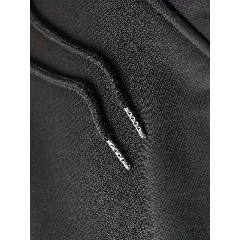 Men S Solid Color Hooded Sweatshirt Casual Loose Long Sleeve