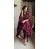 Indian Traditional Anarkali Kurta Set Bollywood Desigenr Kurti Pant Dupatta Set