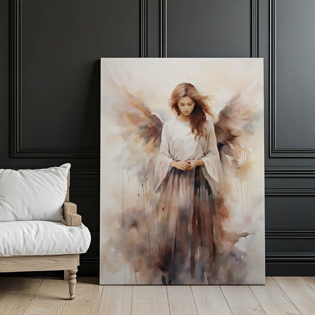 Angelic Elegance Angelic Elegance, 30X40 Cm, Unframed, Matte Paper 230 Gsm