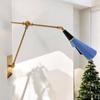 Wall Sconce 1950s Mid Century Italian Slit Cone Fixture Christmas Decor(Multicolor & Multifinish, Adjustable Arm)
