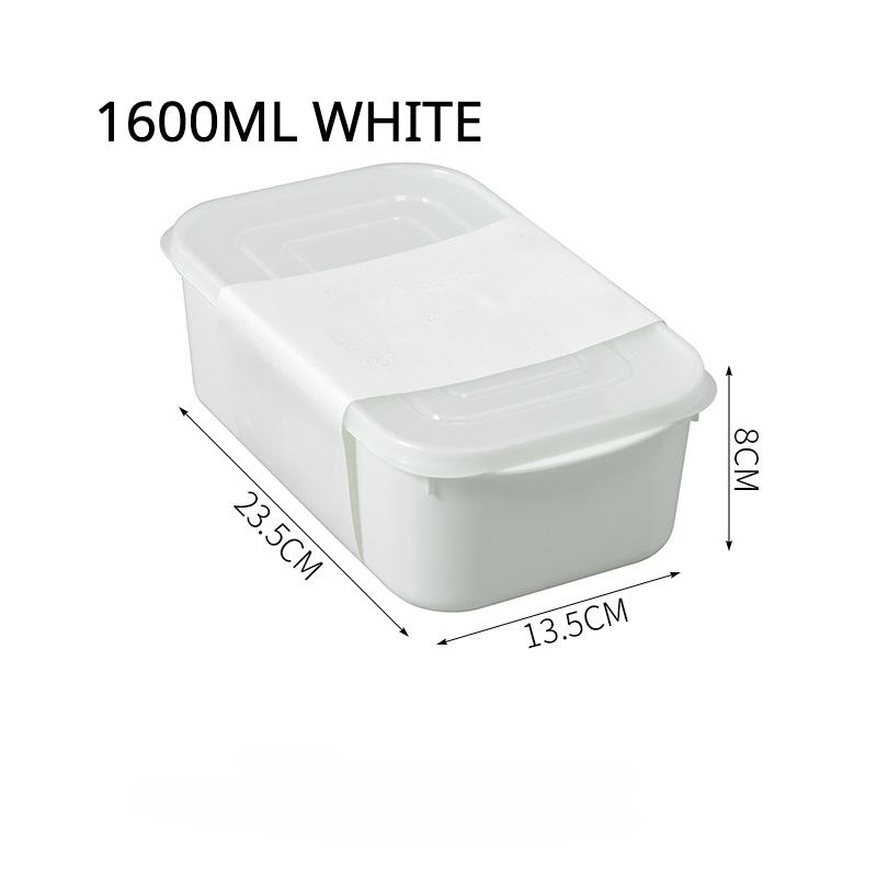 Akcesoria kuchenne Plastikowe pudełko do przechowywania świeżości Przechowywanie żywności i owoców Zamknięty organizer kuchenny do zamrażarki