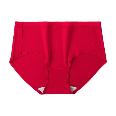 Boutique Women's Underwear Elastic Pure Cotton Antibacterial and Breathable Underwear Mid Waist Bottom Pants