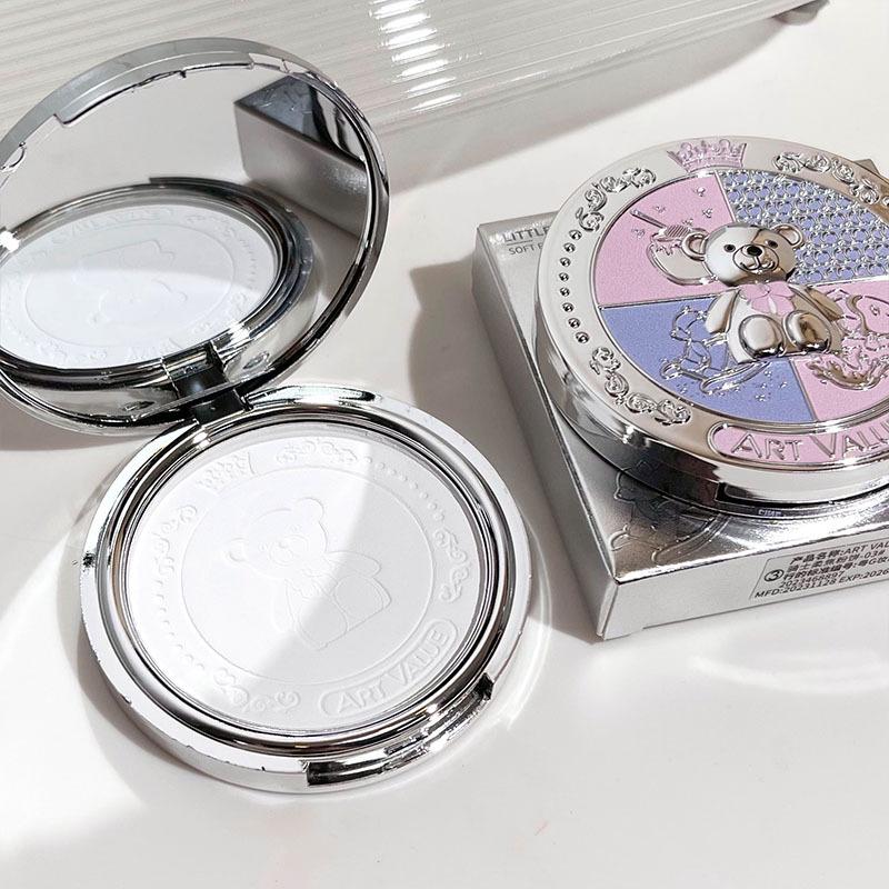 Art Value Little Bear Knight Matte Waterproof Setting Powder - Natural, Versatile Soft Focus for a No-Makeup Look