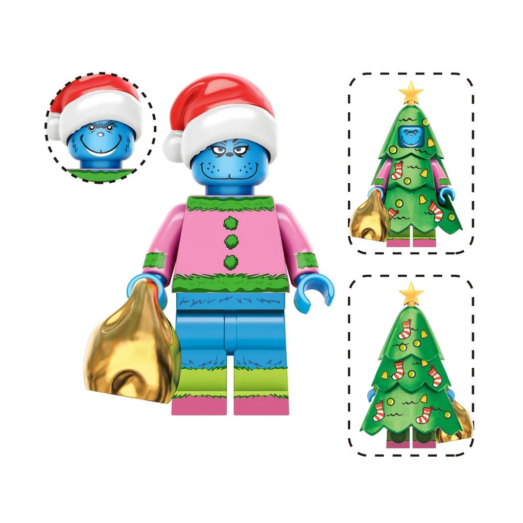 Christmas Series Holiday Building Block Figurines