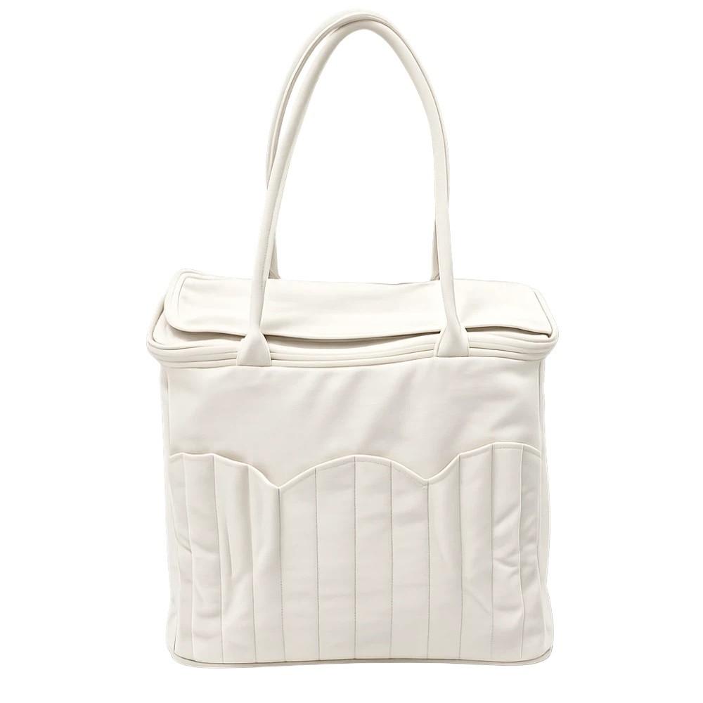 Multiple Pockets Sewing Tool Storage Bag 7 Yarn Holes Crochet Accessory Handbag  Birthday Gifts