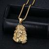 New Hiphop Stainless Steel Pendant Necklace for Men Vacuum Plated Sagrada Familia YS Portrait Chain Urban Streetwear Men Jewelry