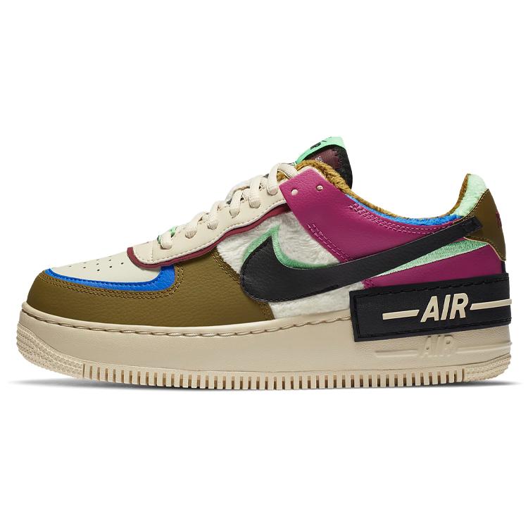 New Nike Air Force 1 Low Shadow Cactus Flower Olive Flak Women's CT1985-500