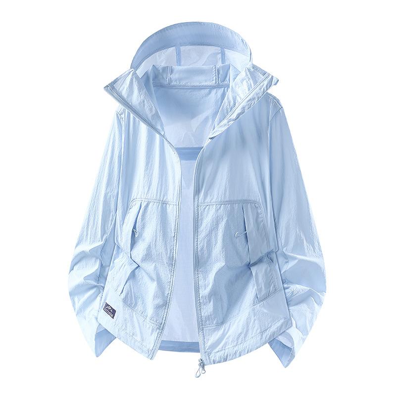 Breathable ice silk skin clothing outdoor quick-drying couple clothing upf10 + summer men's and women's sunscreen clothing UV protection