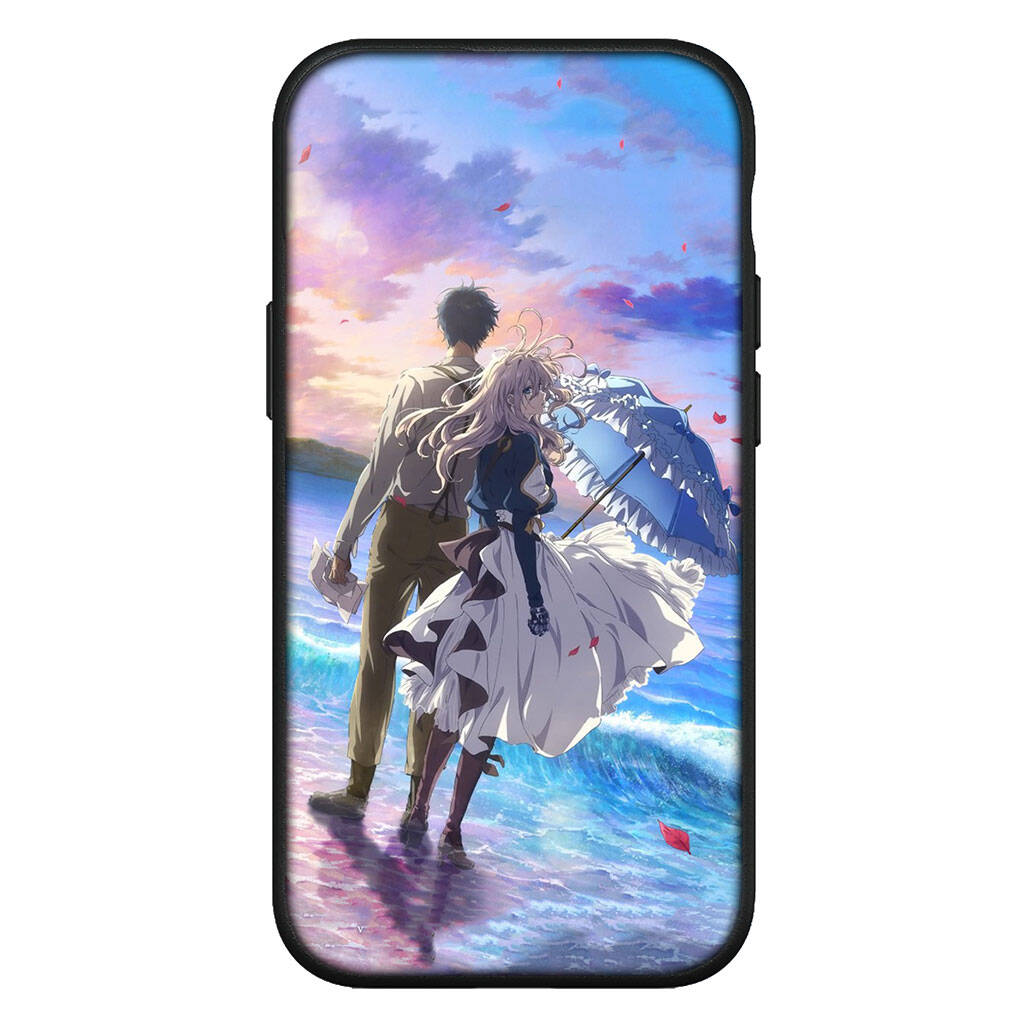 Cover for iPhone 17 16 15 Xiaomi Poco Redmi Note 14 13 12 11 Pro Max X 9 16e Samsung Galaxy S25 S24 S23 OPPO Huawei Violet Evergarden Phone Case