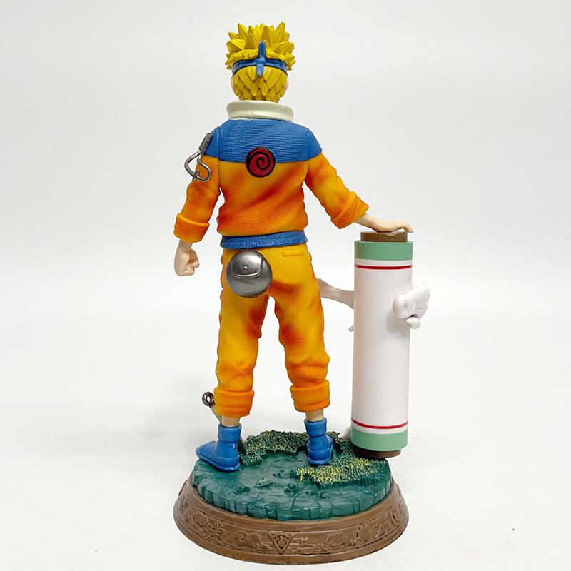 12CM Anime Naruto Uzumaki Sasuke Figure Vibration Stars Fighting Pose Figure Toy Doll Aciton Figure PVC Ornament Set