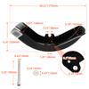 Motorcycle Front Fender Assembly with Tip Light Trim For Harley Touring Road King Electra Glide Street Road King Glide 2014-up