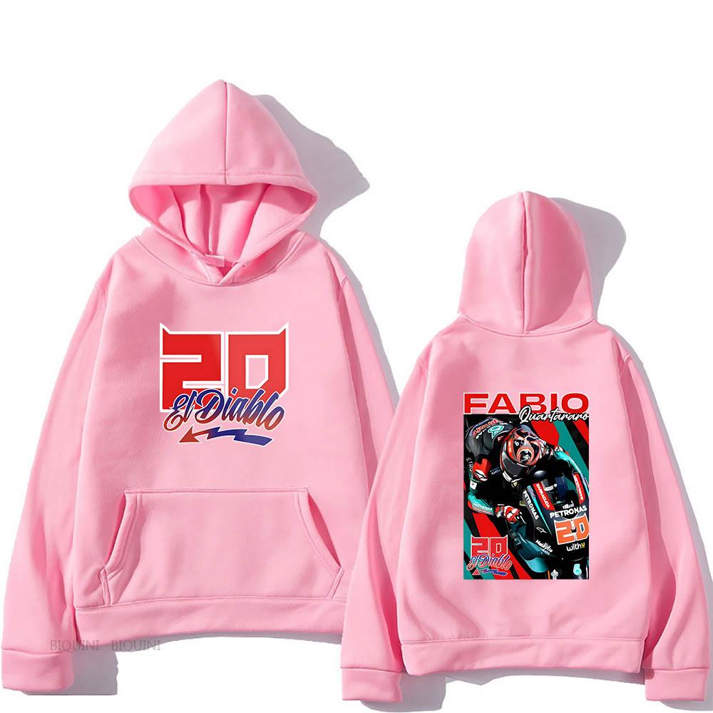 

Fabio Quartararo 20 Harajuku Unisexga Hoodies Cute Cartoon Sweatshirts Funko Pop Unisex/women Clothes Regular High Street Streetwear