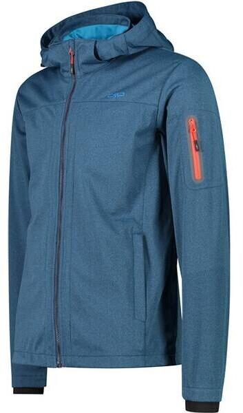 Куртка CMP Light Softshell Jacket с отстегивающимся капюшоном (39A5027M) deep lake melange
