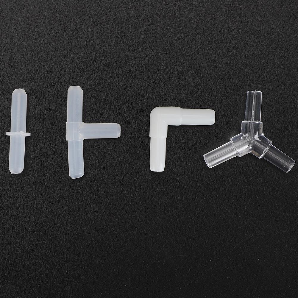 Plastic Aquarium Pump Line Tubing Joints Fish Tubing Connector Pipe Fittings
