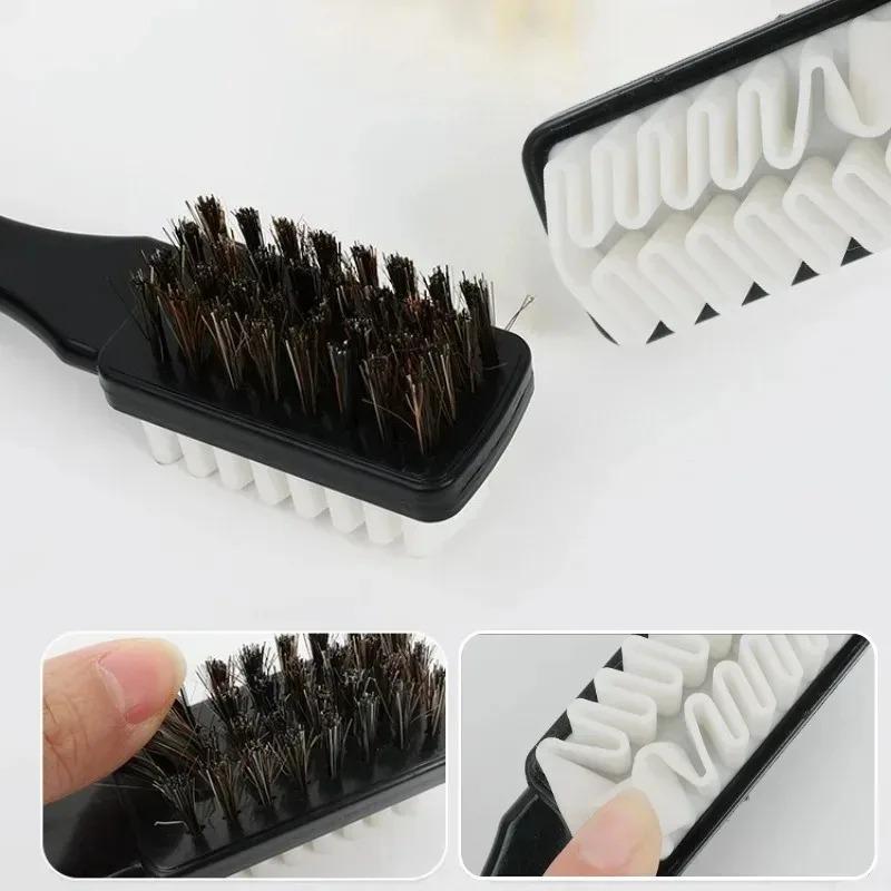 2-in-1 Suede & Shoe Brush with Eraser for Boots Nubuck & Imitation Leather Care Shoes/Boots/Bags Scrubber Cleaner Eraser