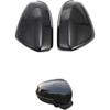 Car Side Door Mirrors Rearview Cover Compatible With VW Taos 2021-2022 Carbon Fiber Pattern