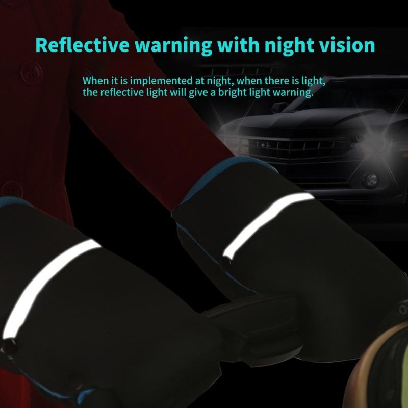 Universal Pushchair Hand Warmer Gloves Pram Hand Muff Mittens Windproof Stroller Handmuffs Stroller Accessories