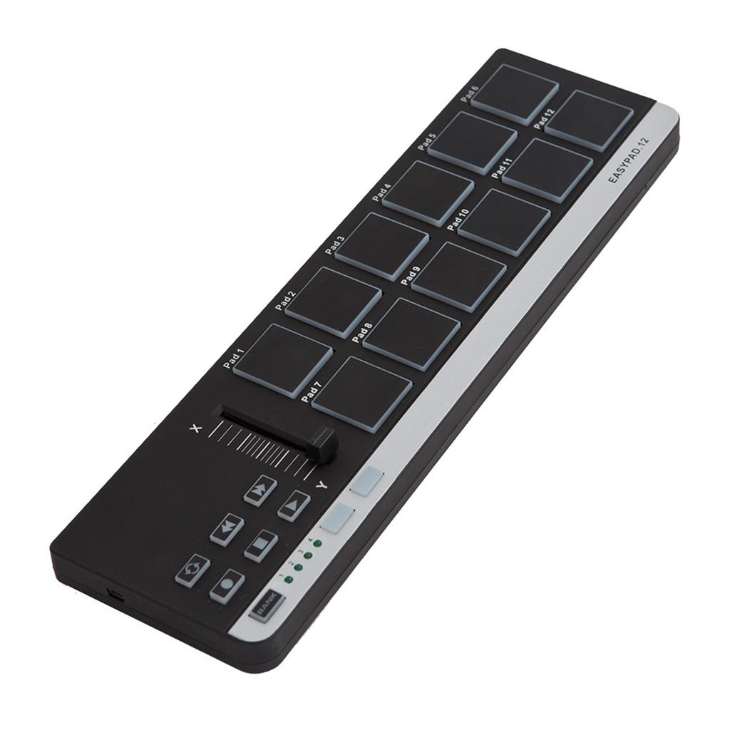 Worlde EasyPad.12 Portable Mini USB 12 Drum Pad MIDI Controller